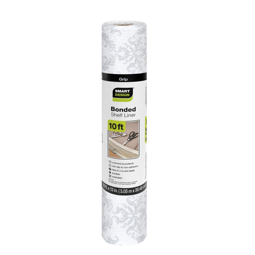 Bonded Grip Shelf Liner - 12 Inch x 10 Feet - Non-Adhesive
