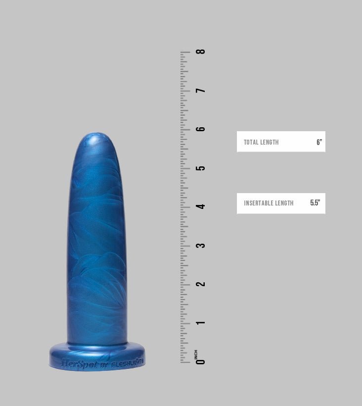 Cobalt Lily Dildo